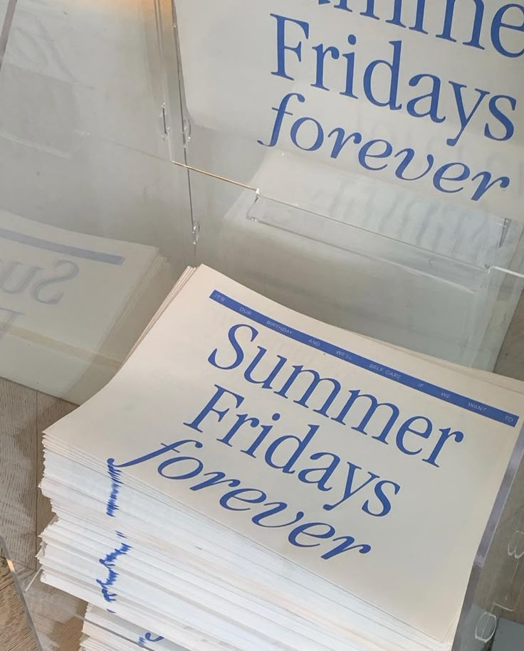Summer Fridays